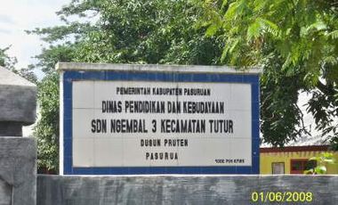 Lahan Tanah Kebun di Nongko Jajar Tutur Pasuruan