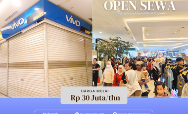 Disewakan Unit LG B30 Tangcity Mall – Spot Strategis depan Oh Some!