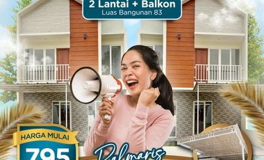 Rumah 2 Lantai di tengah kota Sidoarjo Palm Ville Residence