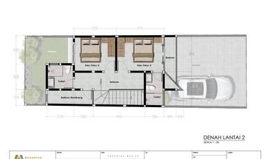 Hunian Modern 2 Lantai di Sidakarya, Denpasar – Bali