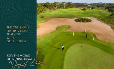 DIJUAL LUXURY INTERNATIONAL GOLF VILLA, PECATU, BALI