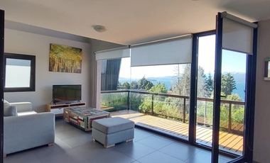 Vista al lago apto turismo en Melipal, Bariloche, en venta propiedad exclusiva de diseÃ±o