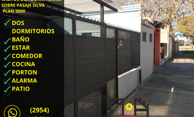 A LA VENTA -  HERMOSA CASA DE DOS DORMITORIOS EN PLAN 5000, SANTA ROSA, LA PAMPA
