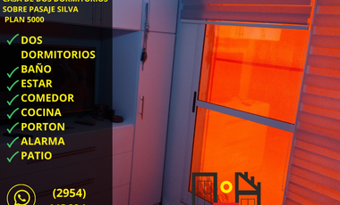 A LA VENTA -  HERMOSA CASA DE DOS DORMITORIOS EN PLAN 5000, SANTA ROSA, LA PAMPA
