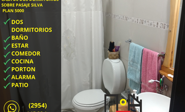 A LA VENTA -  HERMOSA CASA DE DOS DORMITORIOS EN PLAN 5000, SANTA ROSA, LA PAMPA