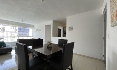 PRIVALIA AMBIENTA Departamento amueblado tres recamaras nivel de estacionamiento