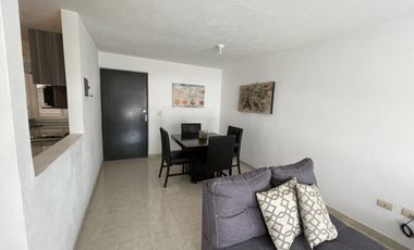 PRIVALIA AMBIENTA Departamento amueblado tres recamaras nivel de estacionamiento