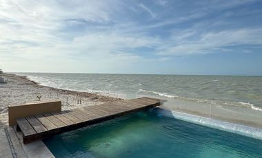 HERMOSA CASA EN VENTA CON VISTA AL MAR DE CHICXULUB, KM 12.5