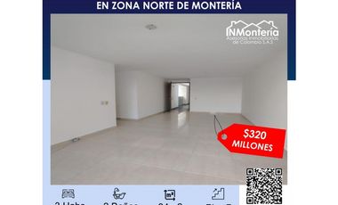 SE VENDE APARTAMENTO EN ZONA NORTE DE MONTERIA