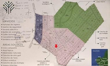 Terreno en  Venta Lotización Paseo de los Ceibos, La Pila-Montecristi