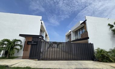 TOWN HOUSE DE 3 HABITACIONES AL NORTE DE MERIDA, YUCATAN.