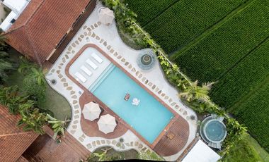 DIJUAL VILLA PADDY FIELD VIEW AT KEDUNGU TABANAN BALI - VSKHE
