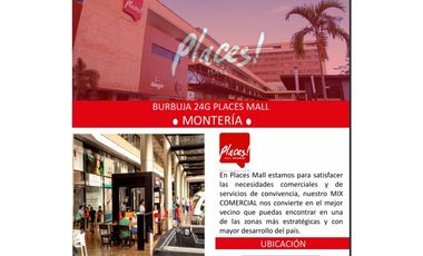 SE VENDE HERMOSA BURBUJA 24G PLACES MALL ZONA NORTE DE MONTERIA 