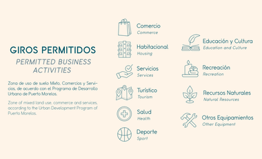 Terrenos Comerciales en Puerto Morelos