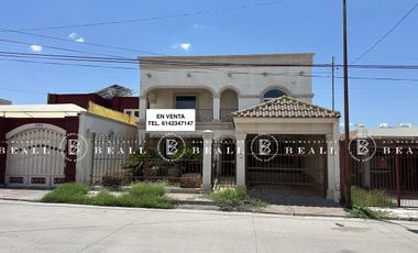 CASA EN VENTA  EN FRACC. FLORES DEL TEPEYAC EN DELICIAS