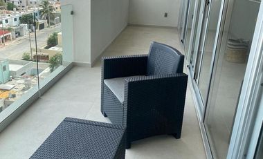 Departamento con dos recamaras Montejo Plaza, cerca consulado americano y plazas comerciales.