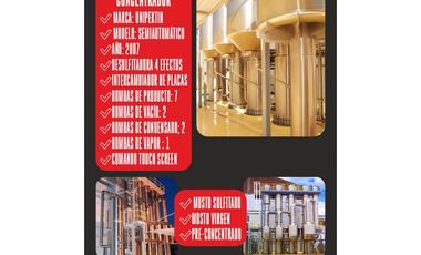 VENTA DE MAQUINARIAS Y EQUIPO PARA BODEGA