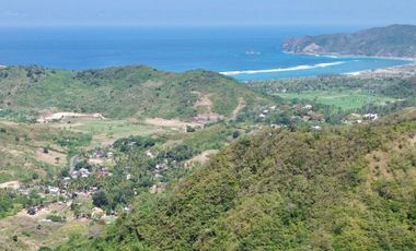 Tanah murah dekat pantai Mawun Lombok. Cocok untuk villa