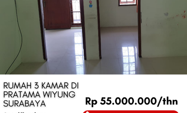 Disewakan Rumah 2 Lantai 55 JUTA di Pratama Wiyung Surabaya