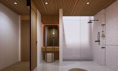 Villa Modern Tropis View Laut Biru Area Nusa Dua Type Ocean