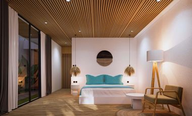 Villa Modern Tropis View Laut Biru Area Nusa Dua Type Ocean