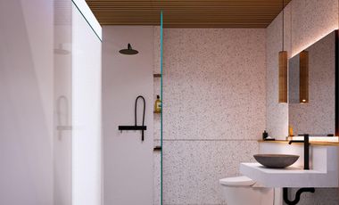 Villa Modern Tropis View Laut Biru Area Nusa Dua Type Ocean