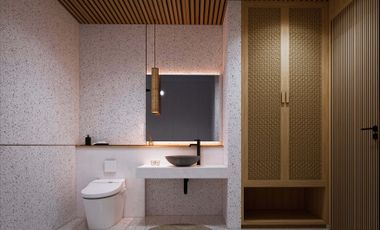 Villa Modern Tropis View Laut Biru Area Nusa Dua Type Ocean