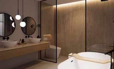 Villa Modern Tropis View Laut Biru Area Nusa Dua Type Sky