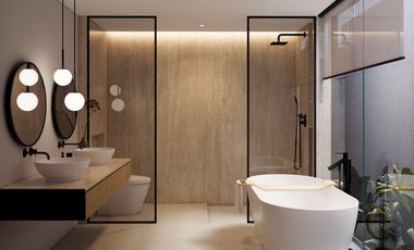 Villa Modern Tropis View Laut Biru Area Nusa Dua Type Sky