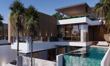 Villa Modern Tropis View Laut Biru Area Nusa Dua Type Sky