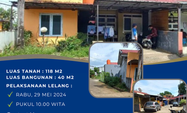 Dijual Melalui Proses Lelang HT Perum Villa Pelita Asri, Jl. Goa Ria