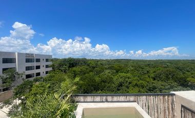 AMPLIO DEPARTAMENTO CON ALBERCA PRIVADA, EN ZONA PRIVILEGIADA EN TULUM, A POCOS MINUTOS DE LA PLAYA.