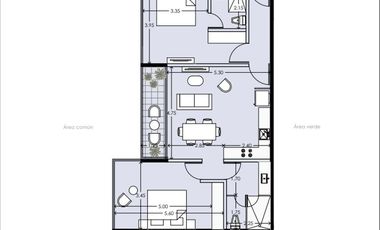 DEPARTAMENTO EN VENTA EN GRAN TULUM AV COBA, EXCELENTE UBICACIÓN A POCOS MIN DE LA PLAYA.