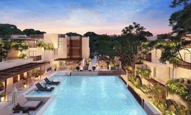 DEPARTAMENTO EN VENTA EN GRAN TULUM AV COBA, EXCELENTE UBICACIÓN A POCOS MIN DE LA PLAYA.