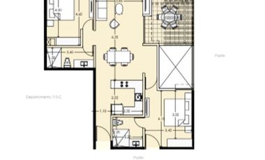 DEPARTAMENTO EN VENTA EN GRAN TULUM, ZONA PRIVILEGIADA A POCOS MINUTOS DE LA PLAYA.
