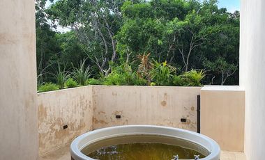 DEPARTAMENTO EN VENTA EN GRAN TULUM, ZONA PRIVILEGIADA A POCOS MINUTOS DE LA PLAYA.
