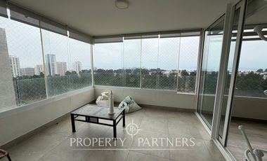 Cómodo departamento en Pinares de Montemar, Concón