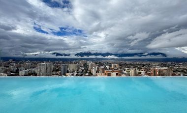 ARRIENDO Departamento 1D1B semi amoblado, Metro Chile España