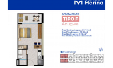 Venta apartamento cesión de derechos Proyecto Santa Marina Santa Marta