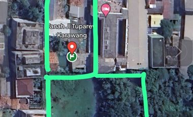 Tanah dijual di Karawang Barat  Jalan Tuparev