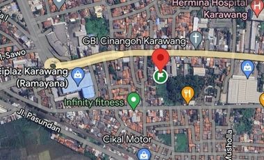 Tanah dijual di Karawang Barat  Jalan Tuparev