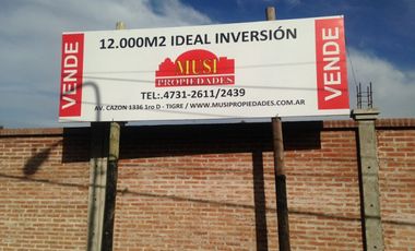 TERRENO de 12.000m2 - Benavidez