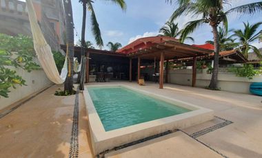 Casa Luna en  Barra de Potosí  Zihutanaejo