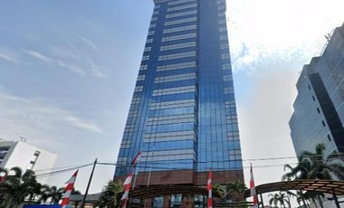 Sewa Kantor 221 m2 di Graha Pratama Pancoran, Sdh Partisi, Hrg Nego