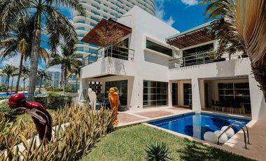 Se Renta Casa en Novo Puerto Cancún con acceso a la playa y amenidades