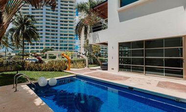 Se Renta Casa en Novo Puerto Cancún con acceso a la playa y amenidades