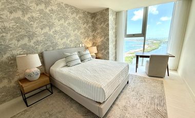 Renta de Departamento en la Playa, SLS Beach Tower, 3 Recámaras en Puerto Cancún