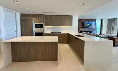 Renta de Departamento en la Playa, SLS Beach Tower, 3 Recámaras en Puerto Cancún