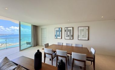 Renta de Departamento en la Playa, SLS Beach Tower, 3 Recámaras en Puerto Cancún