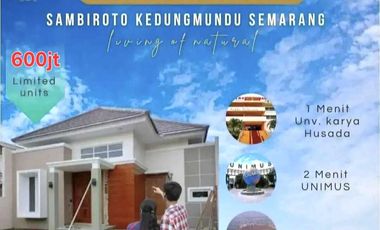 RUMAH MURAH MINIMALIS DI KEDUNGMUNDU SABIROTO TEMVALANG